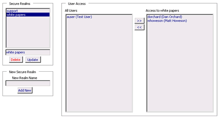 Realm access manager diagram