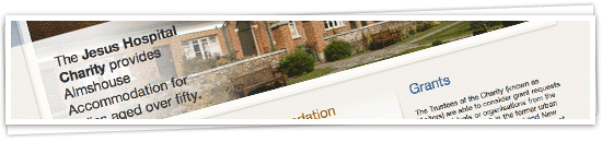 Jesus Hospital Charity website